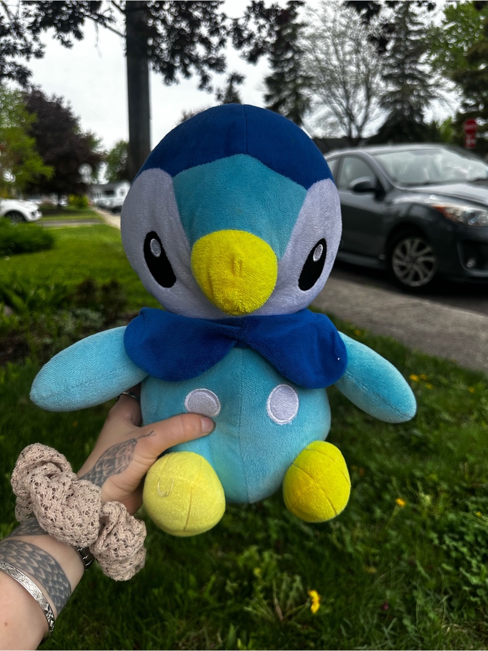 Pokemon Blue Teal Yellow Piplup Plush
